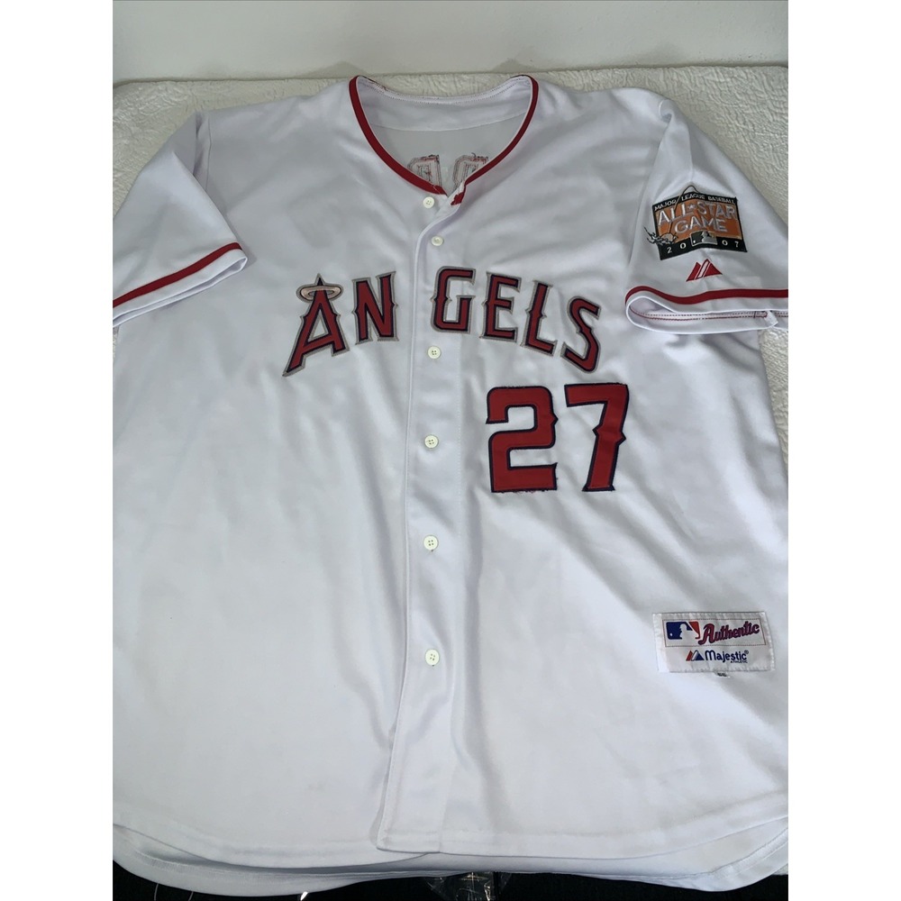 Vladimir Guerrero #27 Anaheim Angels Pro Authentic Jersey Sz 56 3XL '07 All Star